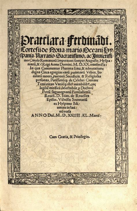 carloscortez1492|Hernán Cortés: Second Letter to Emperor Charles V, 1520.